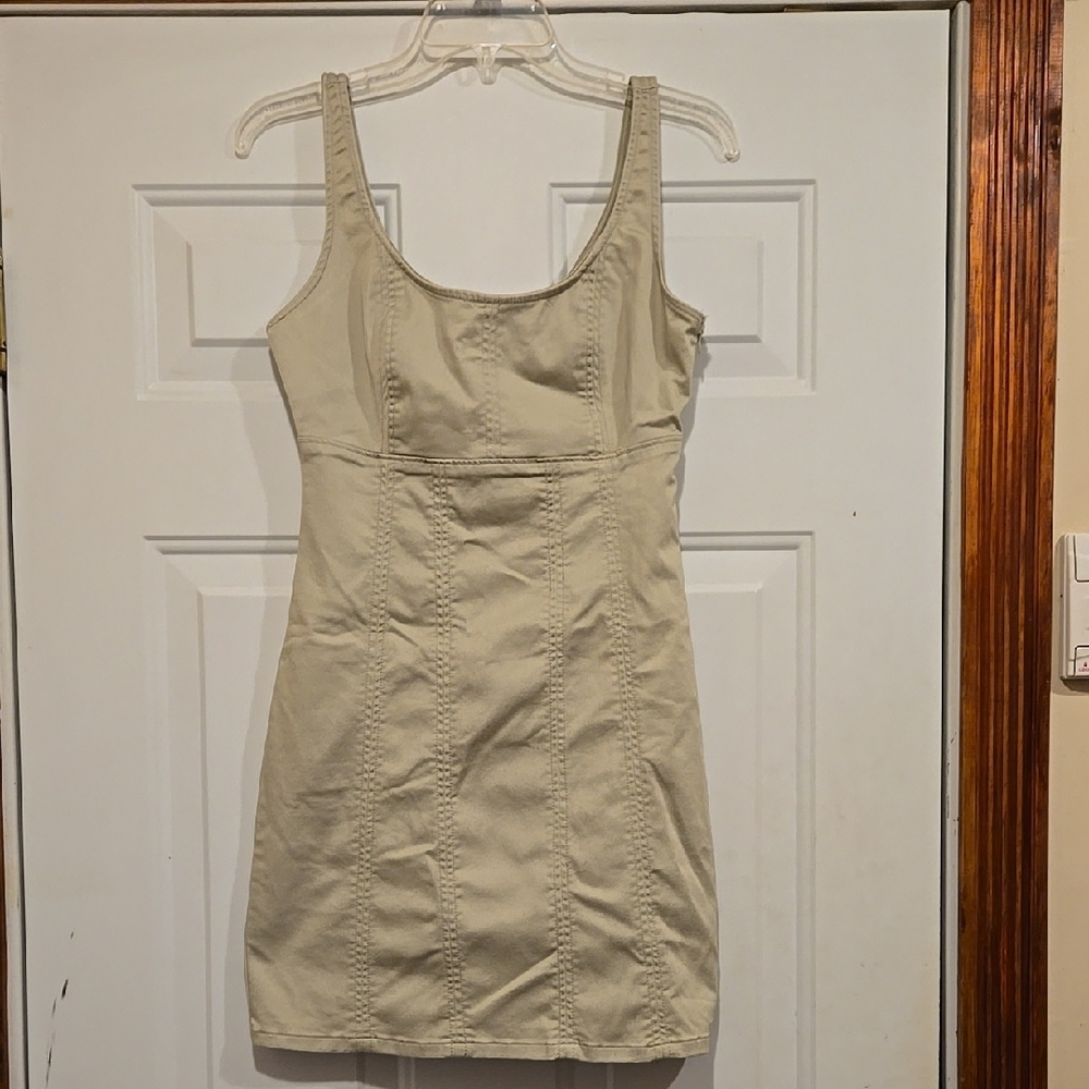 NWT Forever 21 Olive/Khaki Sheath Sleeveless Dress Size Small